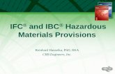 IFC and IBC Hazardous Materials Provisions - …seshaonline.org/meetings/miniNorCal2015presentations/IFC and IBC...Introduction • The IFC ® and IBC ® Hazardous Materials Provisions