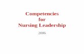 Competencies for Nursing Leadership - c.ymcdn.comc.ymcdn.com/sites/  for Nursing Leadership 2006. What Competencies? • The competencies for the nurse manager: a defined job •