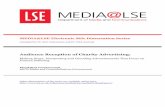 Audience Reception of Charity Advertising - LSE Homelse/research/mediaWorkingPapers... · Audience Reception of Charity Advertising: ... emotion-oriented appeals ... an implied suggestion