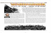 DOGS OF WAR – ARMY FOR HIRE - sadmuppets.org · 31 DOGS OF WAR ® This is a tale of the Warhammer world – of warlords and bandits, of sell-swords and freebooters, and of brave