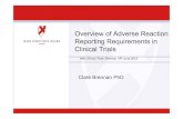 Overview of Adverse Reaction Reporting Requirements in ... · Introduction • Legislation • ... Eudralex Volume 10 Clinical Trial Guidelines - Chapter II. Detailed guidance on