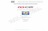 ACADEMIC BOOKLET Semester-II - ADCET booklet_TE Sem-II_15_jan...ACADEMIC BOOKLET Year 2015-2016 Class TE ... (VLSI & EmbeddedSystems) ... a status report based on the topic chosen.
