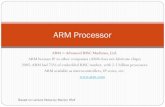 SHARC programming model - Auburn Universitynelson/courses/elec5260_6260/slides/Chapter2... · ARM processors vs. ARM architectures ARM architecture Describes the details of instruction