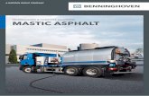 TECHNOLOGIES & COMPLETE SOLUTIONS MASTIC … · TECHNOLOGIES & COMPLETE SOLUTIONS MASTIC ASPHALT ... Optimum mixing and homogenisation of the mastic ... Simple operation and high