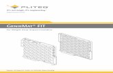 Pliteq GenieMat FIT Brochurepliteq.com/downloads/geniemat-fit/Pliteq GenieMat FIT Brochure.pdf · through a specially formulated pigmentation process with a pigmented urethane matrix.