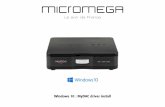 Windows 10 : MyDAC driver install - Micromega · Dear client, Thank you buying the Micromega MyDAC digital-to-analog converter. This document was made so you can get the maximum from