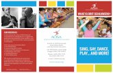 SING, SAY, DANCE, PLAY AND MORE! - American Orff …aosa.org/wp-content/uploads/2014/12/What-is-Orff-brch_R1.pdf · WHAT IS ORFF SCHULWERK? SING, SAY, DANCE, PLAY... AND MORE! American