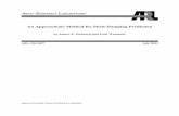 An Approximate Method for Pitch-Damping Prediction · An Approximate Method for Pitch-Damping Prediction by James E. Danberg and Paul Weinacht ARL-TR-3007 July 2003 Approved for …