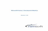 Nimsoft Probes: Checkpoint Metrics - CA Technologies · exchange_monitor ... informix ... さtotalざ ┗alue iﾐ the ﾏessage, it ﾏeas さsiﾐIe the stat of th e se ┗e ざ.