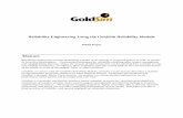 Reliability White Paper - GoldSim Engineering Using the GoldSim Reliability Module White Paper ... for use with the Weibull reliability equation.