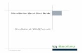 MicroStation Quick Start Guide - Microstation... · PDF fileMicroStation V8i (SELECTseries 2) MicroStation Quick Start Guide ii May-10 ... MicroStation allows you to open as many