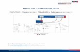DC/DC Converter Stability Measurement - All … · Bode 100 - Application Note DC/DC Converter Stability Measurement Page 2 of 17 Smart Measurement SolutionsSmart Measurement Solutions®