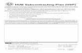 HUB Subcontracting Plan (HSP) - Texaspublishingext.dir.texas.gov/portal/internal/contracts-and-services...HUB Subcontracting Plan (HSP) ... contracted staffing, ... and the percentage