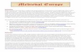Medieval Europe - History Resource Hub - Homehistoryresourcehub.weebly.com/.../2582556/level_8_-_medieval_europe... · The way of life in Medieval Europe (social, ... the Middle Ages