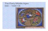 The Early Middle Ages 500 – 1000 CE - Loudoun County ... · The Early Middle Ages 500 – 1000 CE . What empire continued in the East as the Western Roman Empire fell? What was