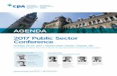 AGENDA 2017 Public Sector Conference - CPA Canada · 2017 Public Sector Conference ... Arun Thangaraj ADM, ADM and CFO, Global A˛ airs Canada ... Rationalizing Real Estate to Accelerate