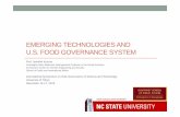 EMERGING TECHNOLOGIES AND U.S. FOOD ...pari.u-tokyo.ac.jp/eng/event/smp131215_kuzma.pdfEmerging Technologies and U.S. Food Governance System • GM foods as a case study • (Nano