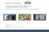 Energy and Water Savings in Multifamily Retrofits · Energy and Water Savings in Multifamily Retrofits PAGE iv CONTENTS. Executive Summary JUNE 2014 PAGE 1 ... (2011),