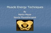 By Martin Meyer Sports Physiotherapist  Energy Used to correct- pubic dysfunction Ilio-sacral dysfunction Sacro-iliac dysfunction Lx spine dysfunction