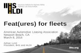 Feat(ures) for fleets - Insurance Institute for Highway Safety€¦ · Feat(ures) for fleets ... The Google vision ... Mazda Honda Accord camera (with FCW) Honda Accord radar (with