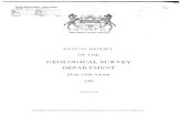 GEOLOGICAL SURVEY DEPARTMENTresources.bgs.ac.uk/sadcreports/botswana1987gsannualreport.pdfGeophysical logging and test pumping of all boreholes, ... the Data Archives of the Geological