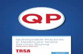 RESEARCH REPORT - TRSA · a healthcare worker’s clothing could be a launching pad for ... TABLE NAPKINS SURGICAL TOWELS MICROFIBER TOWELS ... RESEARCH REPORT. ...