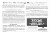 OSHA Training Requirements - MSU Librariesarchive.lib.msu.edu/tic/holen/article/1999may23.pdf · OSHA Training Requirements (Editor's Note: This list includes training requirements