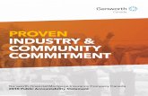 PROVEN INDUSTRY & COMMUNITY COMMITMENTs1.q4cdn.com/456119668/files/PAS2015/pdf/Genworth-PAS2015.pdf · Proven Industry & Community Commitment ... delivering high-quality and tailored