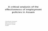 A critical analysis of the effectiveness of employment …€¢ Natural calamities, mainly floods, insurgency, terrorism, ethnic tension, economic backwardness and poverty, massive