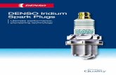 Spark Plugs Iridium - denso-am.co.uk · Improved output > >Low voltage requirement and high ignitability give superior combustion, resulting in fewer misfires and improved engine