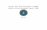 Fiscal Year 2018 President's Budget - Office of the …comptroller.defense.gov/Portals/45/Documents/defbudget/...Fiscal Year 2018 President's Budget Defense Contract Management Agency