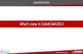 What’s new in SolidCAM2014 - Solid Solutions ·  Drilling: Combine 2D and 3D Drilling technologies