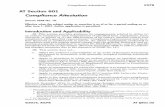 Compliance Attestation - AICPA Attestation 1579 ATSection601 Compliance Attestation Source: SSAE No. 10. ... 201 n. Where applicable,a description of the nature of the assistance pro-