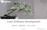 Lean Software Development - tecglobal.orgtecglobal.org/sites/default/files/ppt/2006_07_12_lean.pdf · Net Objectives info@netobjectives.com software developmentsoftware development