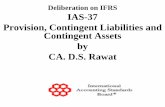 Deliberation on IFRS IAS-37 Provision, Contingent Liabilities and Contingent ...ymec.in/wp-content/uploads/2014/10/Recognition-and-Measurement-of... · Provision, Contingent Liabilities