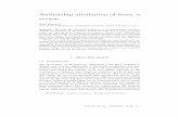 Authorship attribution of texts: a malioutov/ attribution of texts: a review M.B. Malyutov Department of Mathematics, Northeastern University, Boston, MA 02115, U.S.A. Abstract. We