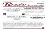 January 2018 Senior Communicator - Romulus, Michigan 2018 Senior Communicator.pdf · is invited to play in this weekly group! ... By Harlan Coben Senior Book Club Tuesday, Jan. 16th