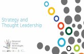Strategy and Thought Leadership - Advanced Human …ahtgroup.com/wp-content/uploads/2015/12/AHT-Group... · Strategy and Thought Leadership . About Us Advanced Human Technologies