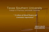 College of Pharmacy and Health Sciences of Pharmacy and Health Sciences . ... Learning Objectives ... Underlying Principles Guiding Development of the Tool: