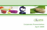 Corporate Presentation April 2009 - Stockwatch€¦ · Corporate Presentation April 2009. 2 ... – partners include Bayer and Pfizer ... Total Cosmetics market per distribution channel