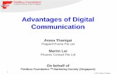 Advantages of Digital - Fieldbus · Advantages of Digital Communication. Arasu Thanigai. Pepperl+Fuchs Pte Ltd. Martin Lui. Phoenix Contact Pte Ltd. On behalf of. Fieldbus Foundation