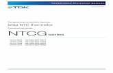 NTCG Series, Commercial Datasheet - TDK Product Center · Overview of the NTCG series NTC G 3E H 101 T ...