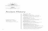 Ancient History - Board of Studies · Ancient Societies – 25 marks ... Explain the main features of Akhenaten’s foreign policy. (c) With reference to sources, assess the achievements