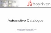 Automotive Catalogue - Boyriven · Automotive Catalogue . Boyriven Ltd, The ... Upholstery solution, ... F/R FMVSS302, Top quality traditional car carpet as used in Rolls Royce, Bentley,