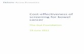 Cost-effectiveness of screening for bowel cancer ·  · 2018-02-26Cost effectiveness of screening for bowel cancer Deloitte Access Economics 2.3 Sensitivity analysis ..... 26 3 Conclusions.....29