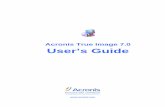 Acronis True Image User's Guide True Image User’s Guide Copyright © SWsoft, 2000–2003 6 Chapter 1. Introduction 1.1 What is Acronis True Image? Acronis True Image solves all backup