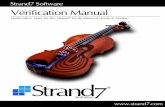 Strand7 R246 Verification Manual R246 Verification Manual TOC.pdf · Verification Manual Verification Tests for the Strand7 Finite Element Analysis System Strand7 Software ... VNS42: