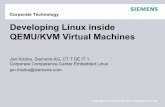 Developing Linux inside QEMU/KVM Virtual Machineschemnitzer.linux-tage.de/2012/vortraege/folien/1061-Virtual... · TPM (upcoming) Beware of host ... Basics Imagine QEMU as JTAG hardware