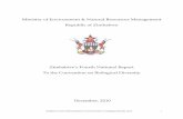 Ministry of Environment & Natural Resources Management Republic … · Zimbabwe’s Fourth National Report to the Convention on Biological Diversity, 2010 I Ministry of Environment