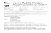 Joint Public Notice - Seattle District, U.S. Army Corps of … Public Notice ... The purpose of the project is to prevent wave transmission under the ... The Corps' final determination